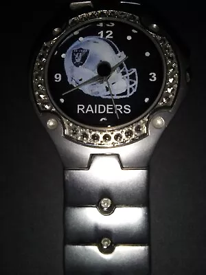 Raiders  Football Stainless Steel Back Watch LOOK!! • $9.99