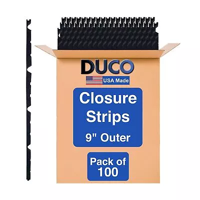 Duco 9in Classic Rib Foam Closure Strips For Metal Roofing Panels - 3 Ft Long... • $274.90