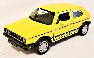 Welly - 1:34 -1:39 Scale Model Volkswagen Golf I GTI Yellow (BBWE43681DY) • $11.99