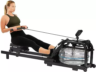 $319.99 • Buy Kariyer Water Rower Rowing Machine Cardio Exercise Resistance Workout Home LCD