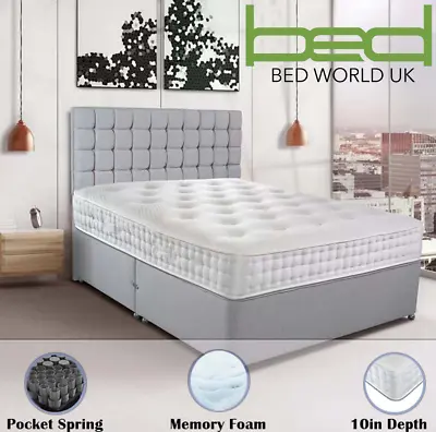 £101.69 • Buy Luxury Mayfair 4000 Pocket Sprung Mattress 3ft 4ft6 Double 5ft King Size