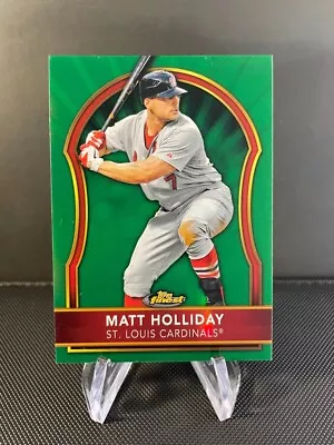 2011 Topps Finest Matt Holliday #49 Green Refractor /199 - St. Louis Cardinals • $2.99