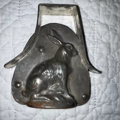 Vintage Antique Chocolate Mold Small Heris Nurnberg Rabbit Bunny • $64