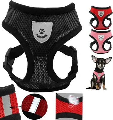 SpeedPets Reflective Breathable Mesh Dog Pet Harness Vest • £4.20