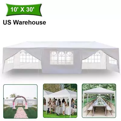 10'x30' Party Wedding Tent Eight Sides Two Doors Waterproof Marquee Parking Shed • $112.99