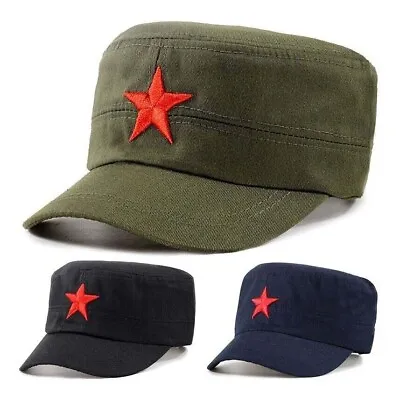 Red Star Military Lieutenan Brigadier Army Cap Che Guevara General Tactical Hat  • $20.72