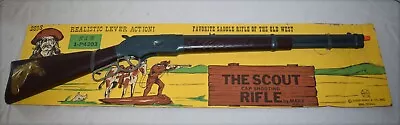 Vintage Marx The Scout Rifle Cap Gun On Original Card • $174.99