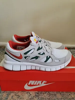 Nike Free Run 2 White Gorge Green Mens Size US11 • $115