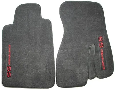 1993-2002 Camaro SS Front Carpet Floor Mats Pair Graphite Dark Gray *40195 • $249.95