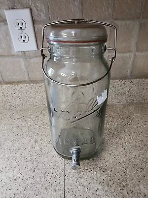 BALL IDEAL Glass Star Water Iced Sun Tea Lemonade Jug Jar Drink Mason Dispenser  • $26.99