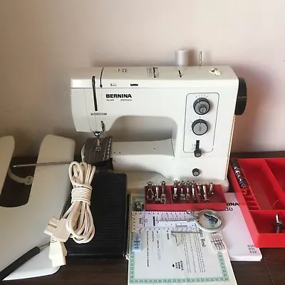 Bernina Record 830E Sewing Machine  W/Attachments 10 Feets Case Manuel Sew A+ • $629.18