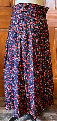 Antonio Melani NEW Charlotte Skirt Size 12 Red Floral Lined Liberty Fabric NWT • £38.92