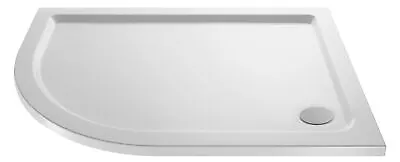 Resin Shower Tray - Left Hand Offset Quadrant - 1000mm X 800mm - White • £94