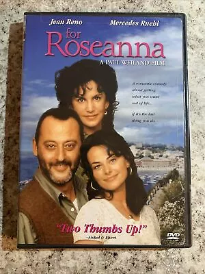 For Roseanna (DVD 1997-Rare) A Paul Weiland Film Mercedes Ruehl Jean Reno • $5.99