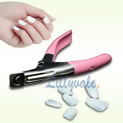 3 Way Acrylic UV Gel False Fake Nail Salon Manicure Art Tip Toe Clipper Cutter • £2.99