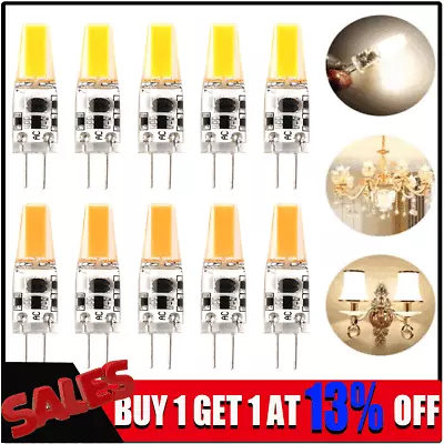 1-10X COB LED G4 3W 6W Bulb 360° Beam Angle Replace Halogen Spotlight Chandelier • £5.55