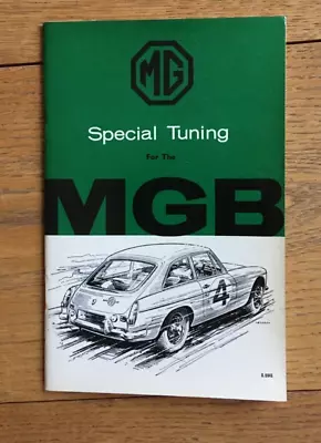 Mg Mgb Roadster & Gt Coupe Orig. 1969 Special Tuning & Tuning Products Handbook • $36.06