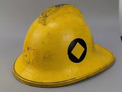 £49 • Buy Original Yellow Fire Brigade Helmet C1970