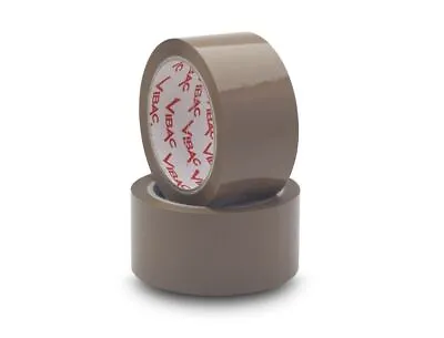 £0.99 • Buy LOW NOISE BUFF BROWN / CLEAR PACKING TAPE 48mm X 66M [2-5PACK]