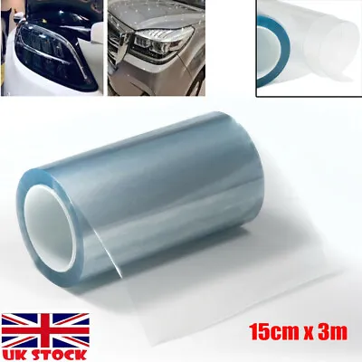 £6.29 • Buy Paint Protection Film Vinyl Adhesive For Car Bike Transparent Clear 15cm X 3m UK