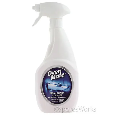 £11.37 • Buy OVEN MATE Cleaner Spray Extractor Fan Vent Mesh Filter Kitchen Cooker Hood