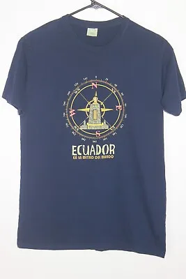Malquin Ecuador Compass Graphic Tourist T-Shirt Men's Size M • $14.99