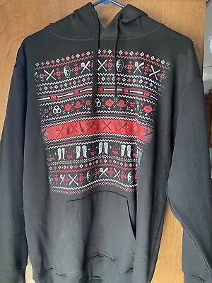 NEW Walking Dead Supply Drop Exclusive Holiday Hoodie Medium Daryl Ugly Sweater • $20