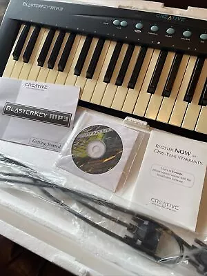 Vintage Creative Blasterkey MP3 Keyboard • $21.99