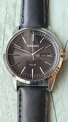 Seiko V158-0AM0 Mens Solar Watch Stunning SERVICED  • £110