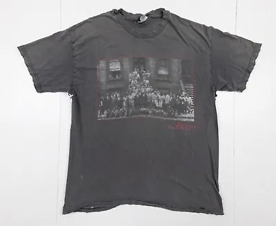 Vintage Jazz Portrait Shirt Adult Large Black Harlem 1958 Art Kane Distressed • $74.99