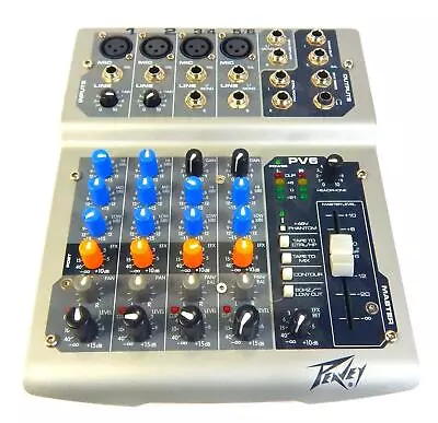 Peavey PV6 DJ Mixer - Free Shipping • $79.99