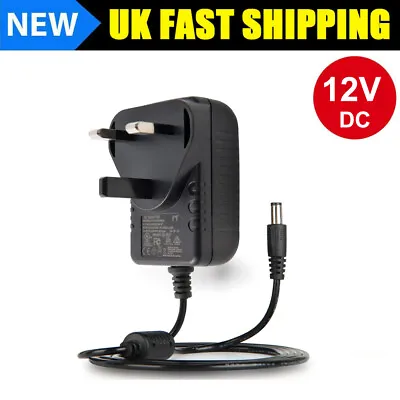 £1.29 • Buy 12V 1A 2A AC/DC UK Power Supply Adapter Safety Charger Connector LED CCTV Camera