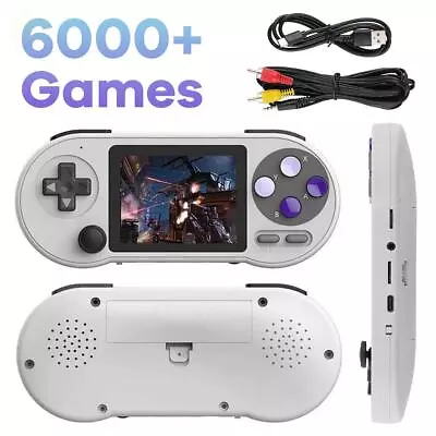 SF2000 3-Inch IPS Mini Game Player Built-in 6000 Games Handheld Game Console USA • $29.80