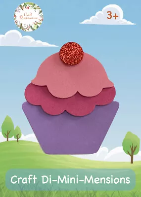 £4.99 • Buy Cupcake Craft Foam Handmade Card Kit For Young Children. Makes 5. Age 3+