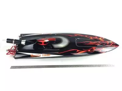 65KM/H G30D 30CC Black Fiber Glass RC Gasoline Racing Boat ARTR W/ Radio Sys. • $1492.85