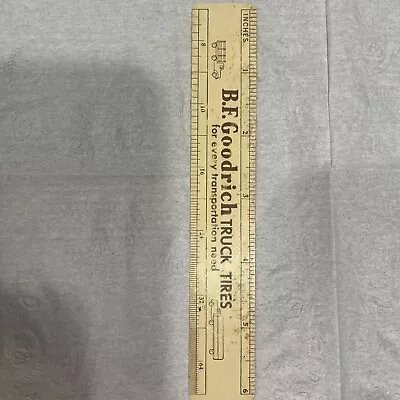 Vintage BF Goodrich Advertising Ruler • $4.95