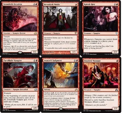 Noble Vampires Deck - Stromkirk - Occultist - Magic Gathering - MTG 60 Cards • $30.76