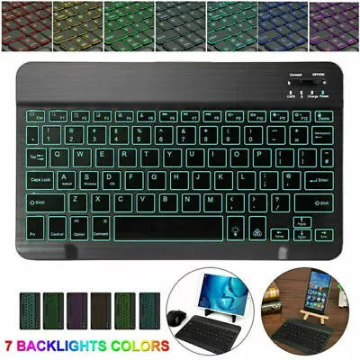 Backlit Keyboard For Samsung Galaxy Tab A S6 S5e S4 7 ~10.5  SM-P610 T510 Tablet • $18.89