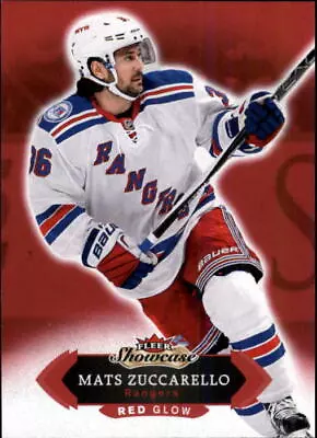 2016-17 Fleer Showcase Red Glow #95 Mats Zuccarello • $3