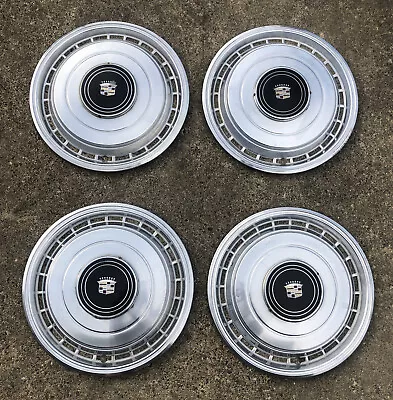 Vintage Set Of 1970's Cadillac Car Hubcaps Wheel Covers  • $29.99