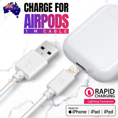 $12.99 • Buy NEW Genuine MFI Cable Fast Charging For Apple Airpods Charger Case Cable