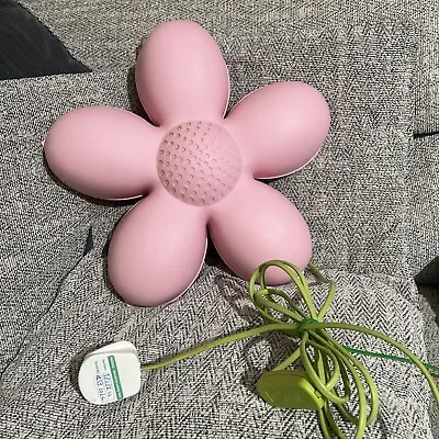 IKEA Smila Blomma Pink Flower Wall Light Children's Bedroom Nursery Plug... • £10.99