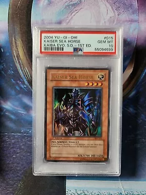 PSA 10 1st Edition Kaiser Sea Horse SKE-015 Gem Mint Starter Deck Kaiba • $650