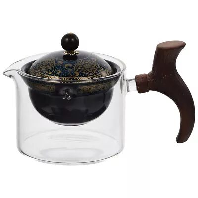 Glass Tea Kettle With Infuser & Strainer - Stovetop Pot & Mini Boiler-SC • £23.69