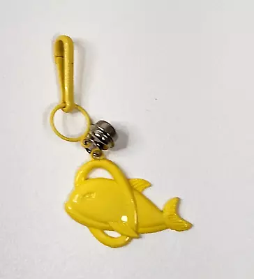 Vintage 1980s Plastic Bell Charm Whale For 80s Necklace • $24.55