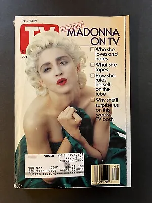 TV Guide Madonna Cover NOV. 23 Through NOV. 29 1991 Vintage Issue #2017 • $11.99