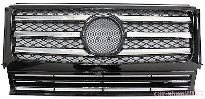 W463 90-12 Front Grille Mercedes Benz G-Class G500 G550 G55 AMG Chrome & Black • $291.49