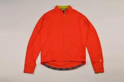 Mavic Tech Wick Warm Erco Cuff Microfleece Cycling Red Jacket 996366 S09 Size M • $29.99
