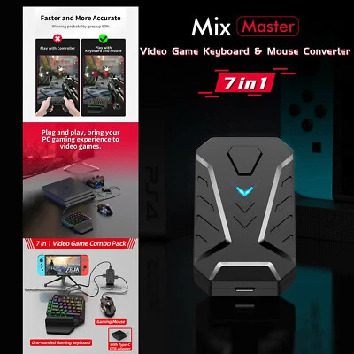 $38.85 • Buy For PS4 Keyboard Mouse Converter Supports ForXbox / PS3 / Switch Accessories &