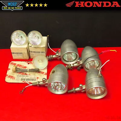 2003 Honda Trx400ex Laser Star Billet Headlight Lamp Set Of 4 Harness + Bulbs • $30